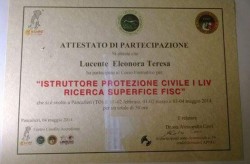 Istruttore protezione civile 1° LIVELLO 