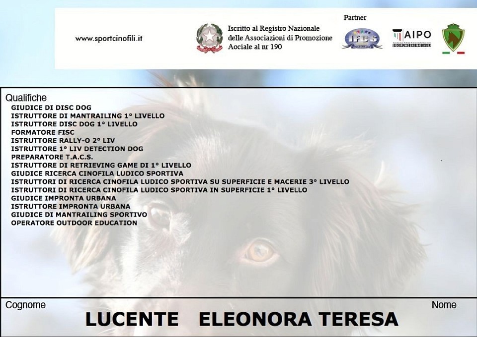 CREDO FORTEMENTE NEL VALORE DELLO SPORT